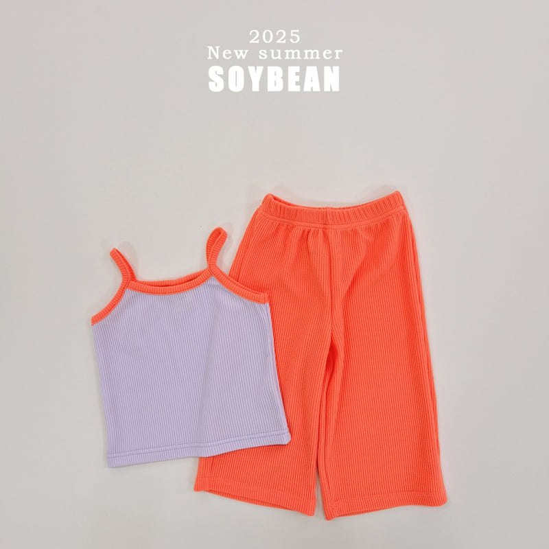 Soybean - Korean Children Fashion - #toddlerclothing - Jelly Pop Sleeveless Top Bottom Set - 11