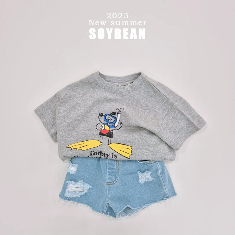 Soybean - Korean Children Fashion - #toddlerclothing - Snorkeling Short Sleeve Tee - 10