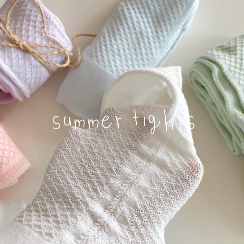 Teamand - Korean Baby Fashion - #babyclothing - Summer Waffle Tights