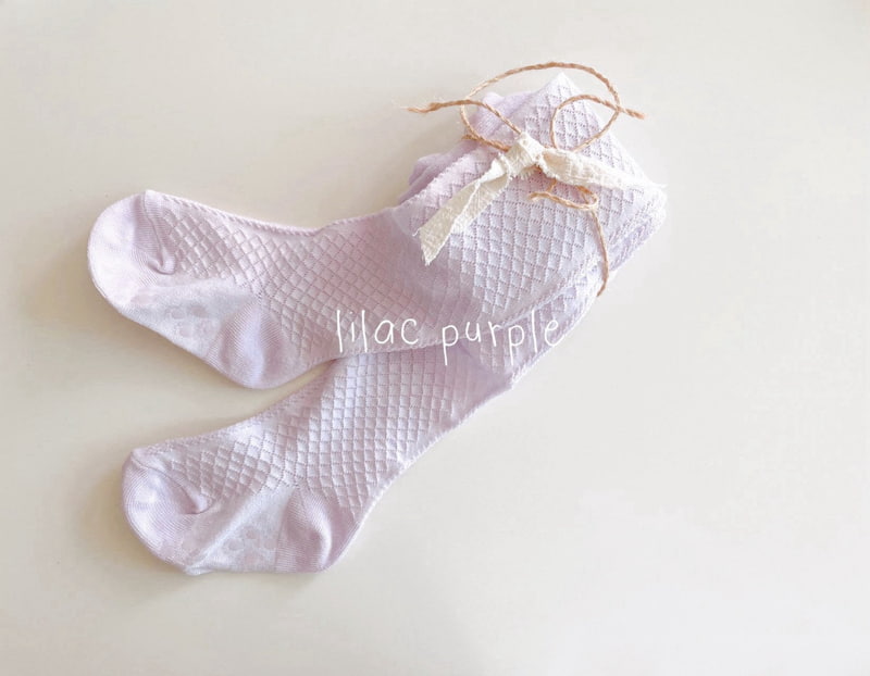 Teamand - Korean Baby Fashion - #babyfever - Summer Waffle Tights - 4