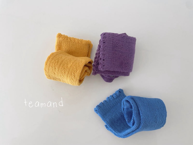 Teamand - Korean Baby Fashion - #babylifestyle - Macaron Knee Socks Set - 2