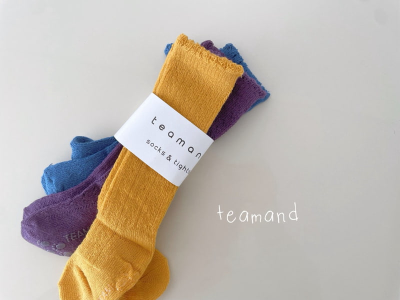 Teamand - Korean Baby Fashion - #babyoninstagram - Macaron Knee Socks Set - 3