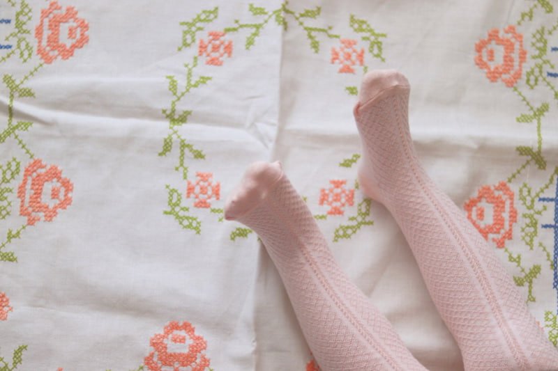 Teamand - Korean Baby Fashion - #babyootd - Summer Waffle Tights - 7