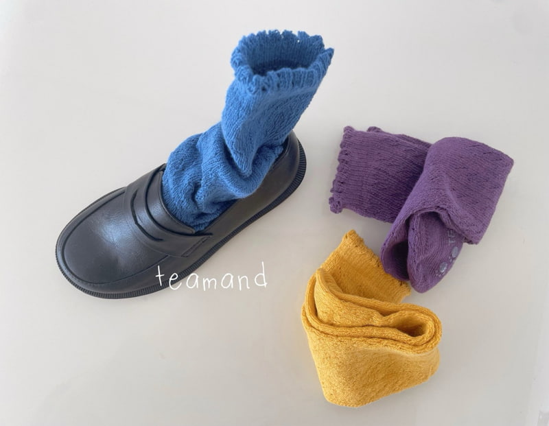 Teamand - Korean Baby Fashion - #babyoninstagram - Macaron Knee Socks Set - 4