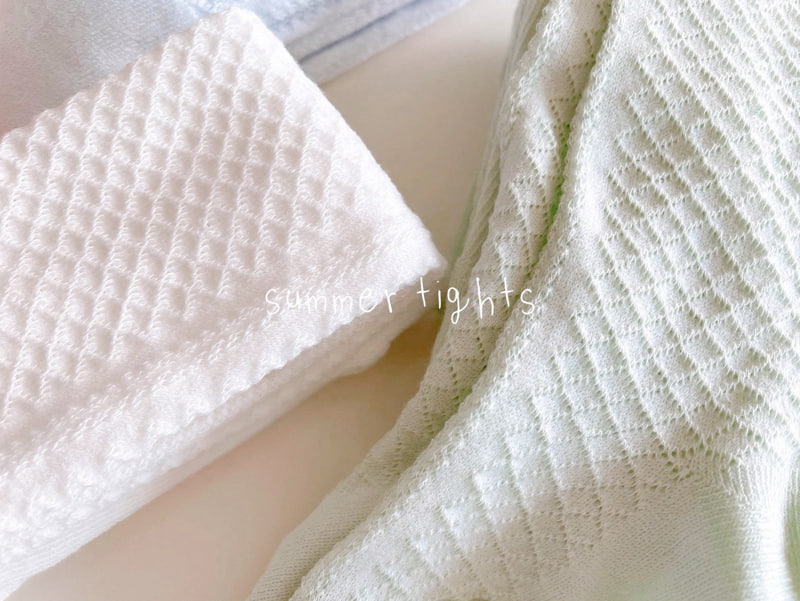 Teamand - Korean Baby Fashion - #babyoutfit - Summer Waffle Tights - 8