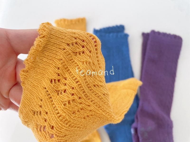Teamand - Korean Baby Fashion - #babyoutfit - Macaron Knee Socks Set - 5