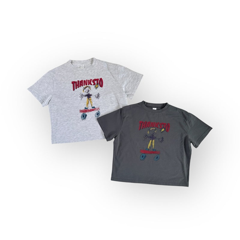 Thanksto TT - Korean Children Fashion - #Kfashion4kids - Sketch Tee