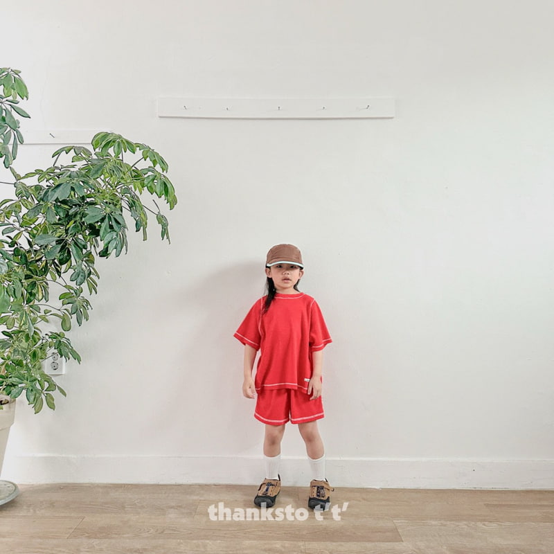 Thanksto TT - Korean Children Fashion - #childrensboutique - Line Tee - 3