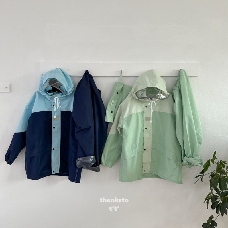 Thanksto TT - Korean Children Fashion - #childrensboutique - Rainpack Jacket - 2