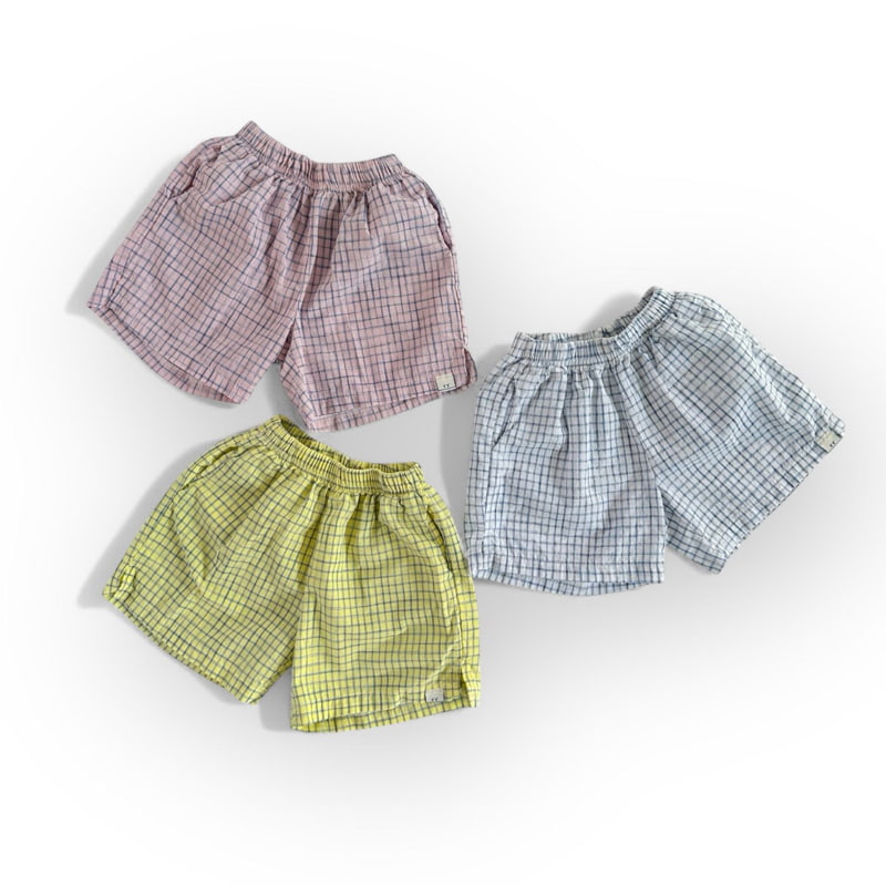 Thanksto TT - Korean Children Fashion - #designkidswear - Square Check Pants