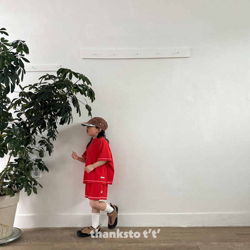 Thanksto TT - Korean Children Fashion - #discoveringself - Line Tee - 5