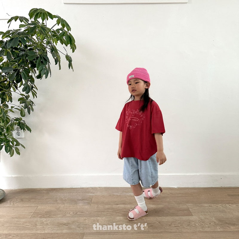 Thanksto TT - Korean Children Fashion - #discoveringself - Love Rabbit Tee - 6
