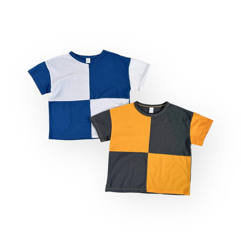 Thanksto TT - Korean Children Fashion - #fashionkids - Chess Tee