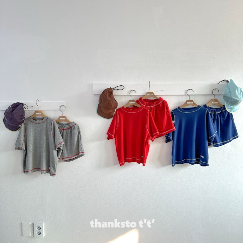 Thanksto TT - Korean Children Fashion - #kidsshorts - Line Pants - 2