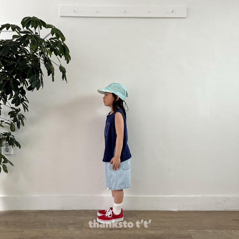 Thanksto TT - Korean Children Fashion - #kidsshorts - Ten Sleeveless - 6