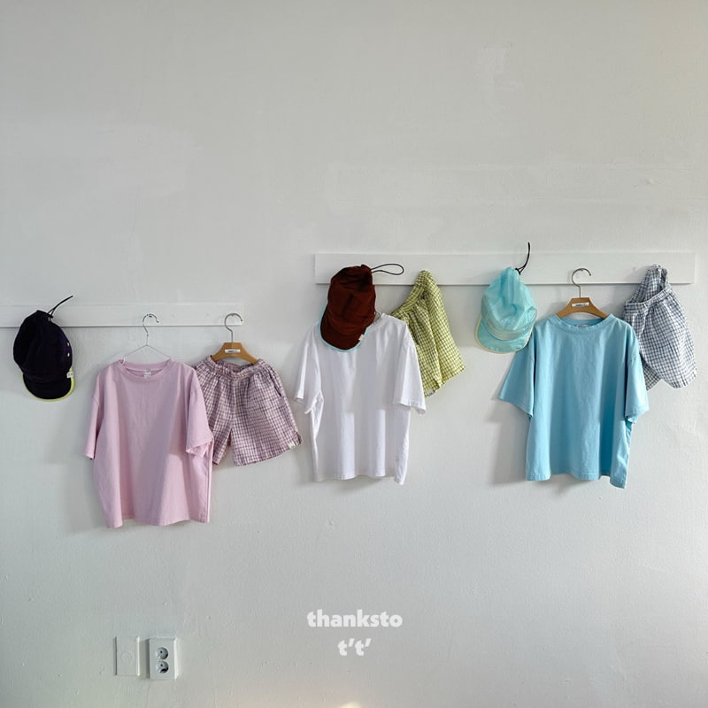Thanksto TT - Korean Children Fashion - #kidzfashiontrend - Square Check Pants - 6
