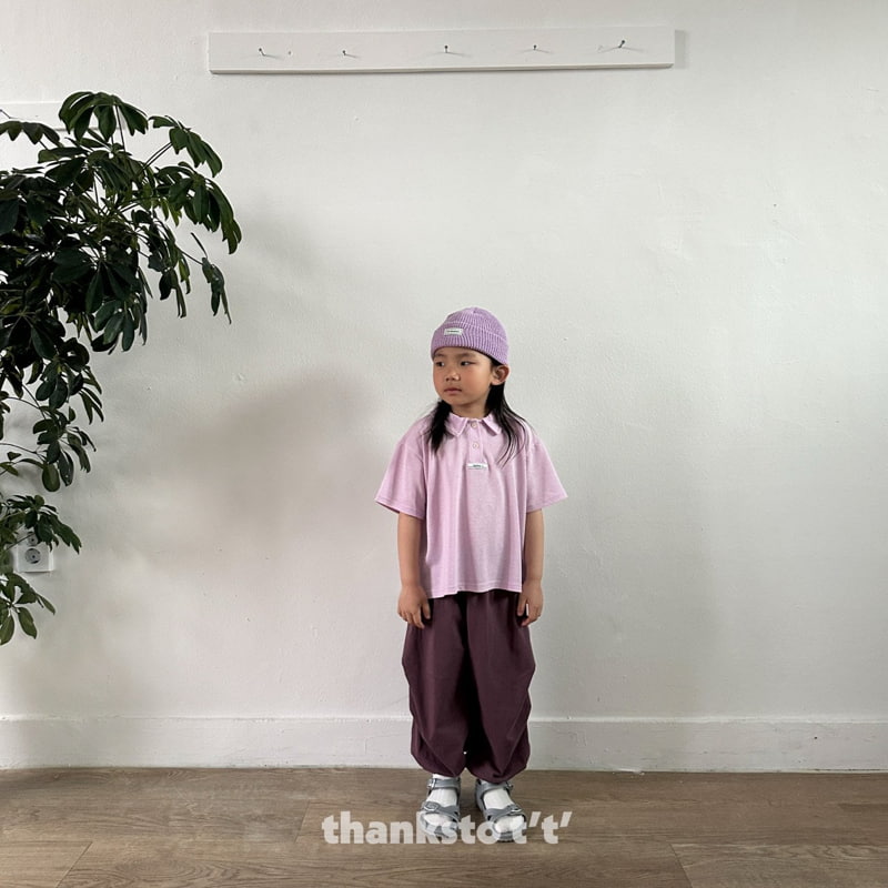 Thanksto TT - Korean Children Fashion - #kidzfashiontrend - Button Collar Tee - 5