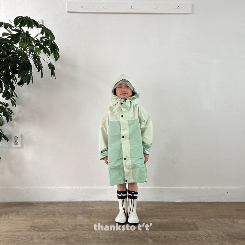 Thanksto TT - Korean Children Fashion - #littlefashionista - Rainpack Jacket - 10