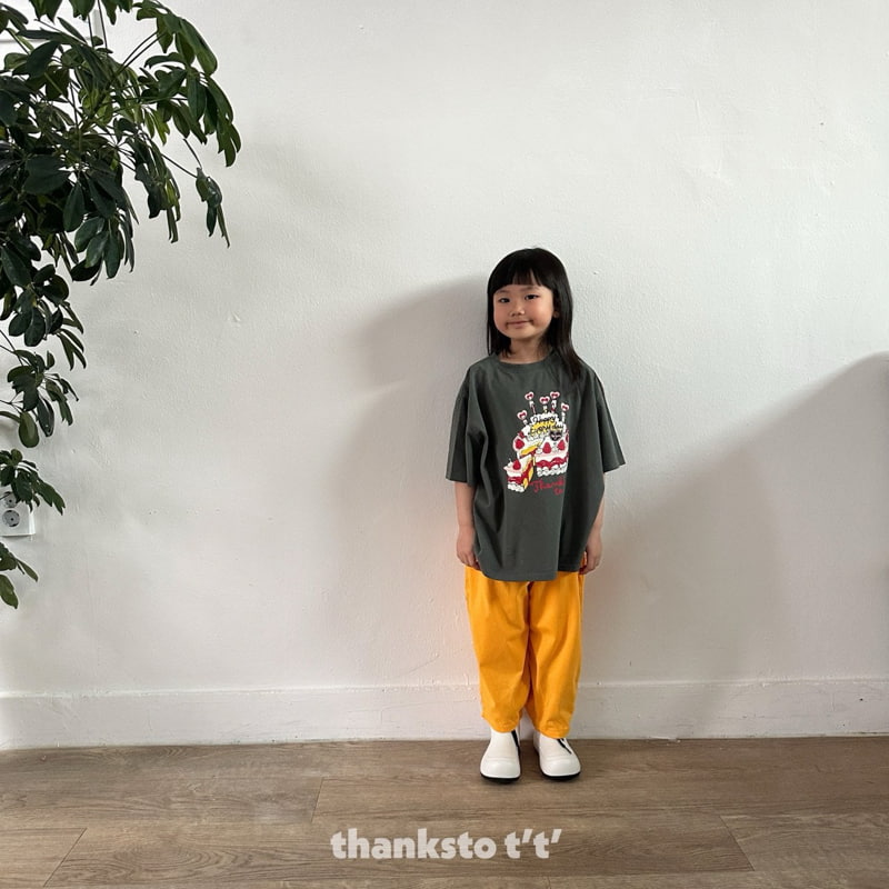 Thanksto TT - Korean Children Fashion - #Kfashion4kids - Cake Short Sleeve Tee - 4