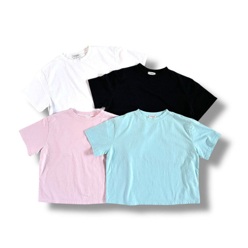 Thanksto TT - Korean Children Fashion - #littlefashionista - Basic Short Sleeve Tee