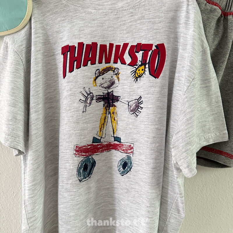 Thanksto TT - Korean Children Fashion - #magicofchildhood - Sketch Tee - 3