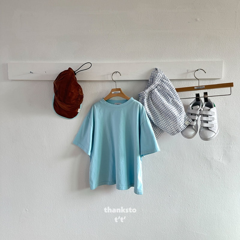 Thanksto TT - Korean Children Fashion - #minifashionista - Basic Short Sleeve Tee - 3