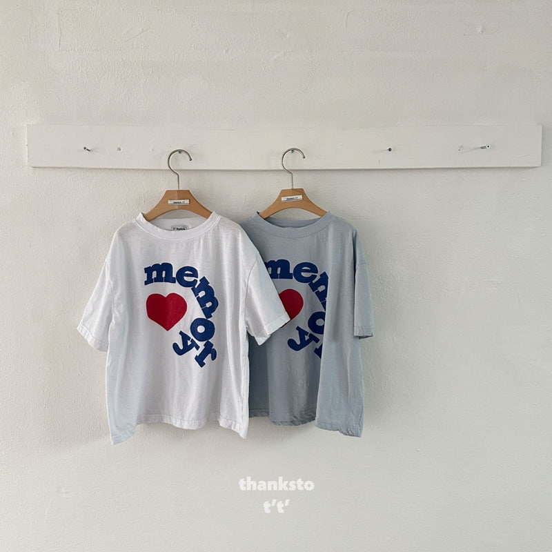 Thanksto TT - Korean Children Fashion - #todddlerfashion - Memory Tee - 2