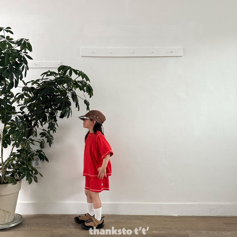 Thanksto TT - Korean Children Fashion - #todddlerfashion - T Cap - 9