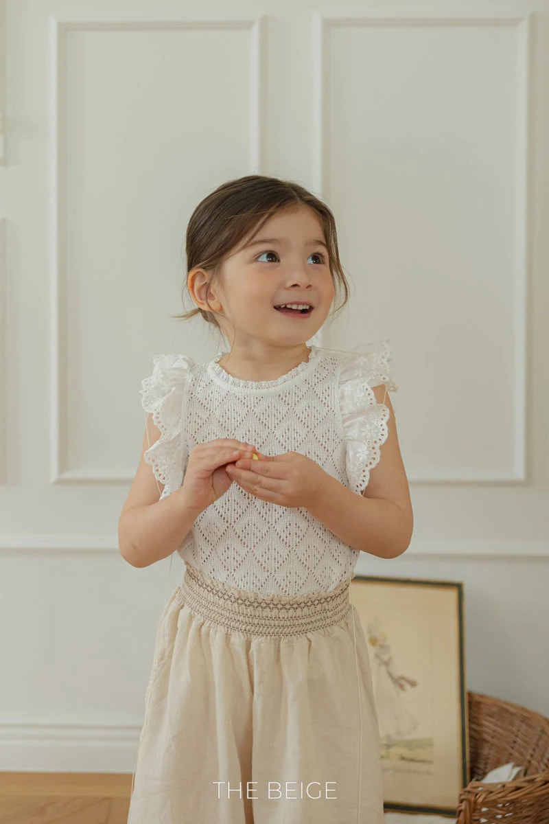 The Beige - Korean Baby Fashion - #babyboutique - Lace Wing Tee - 8