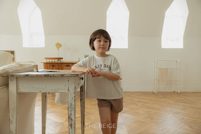 The Beige - Korean Baby Fashion - #smilingbaby - Stripe Short Sleeve Tee - 4