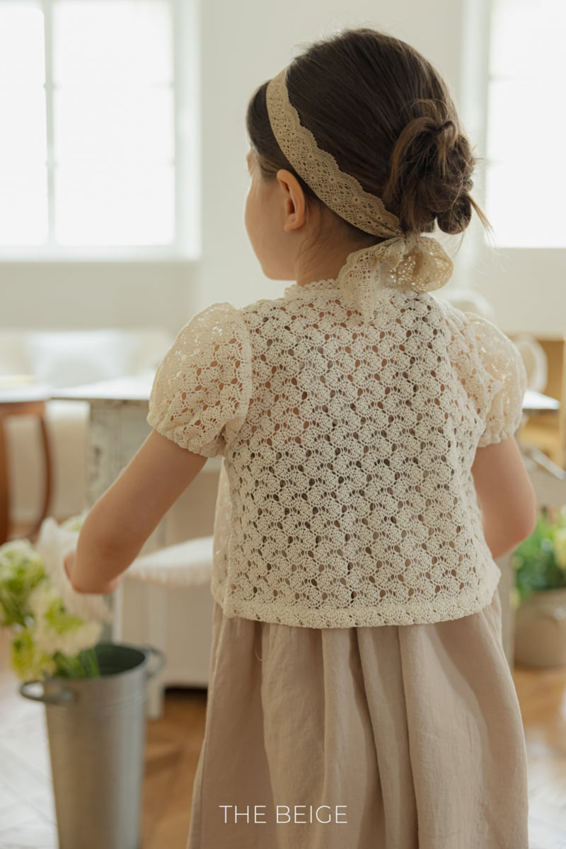 The Beige - Korean Baby Fashion - #babyboutique - Puff Short Sleeved Cardigan - 10
