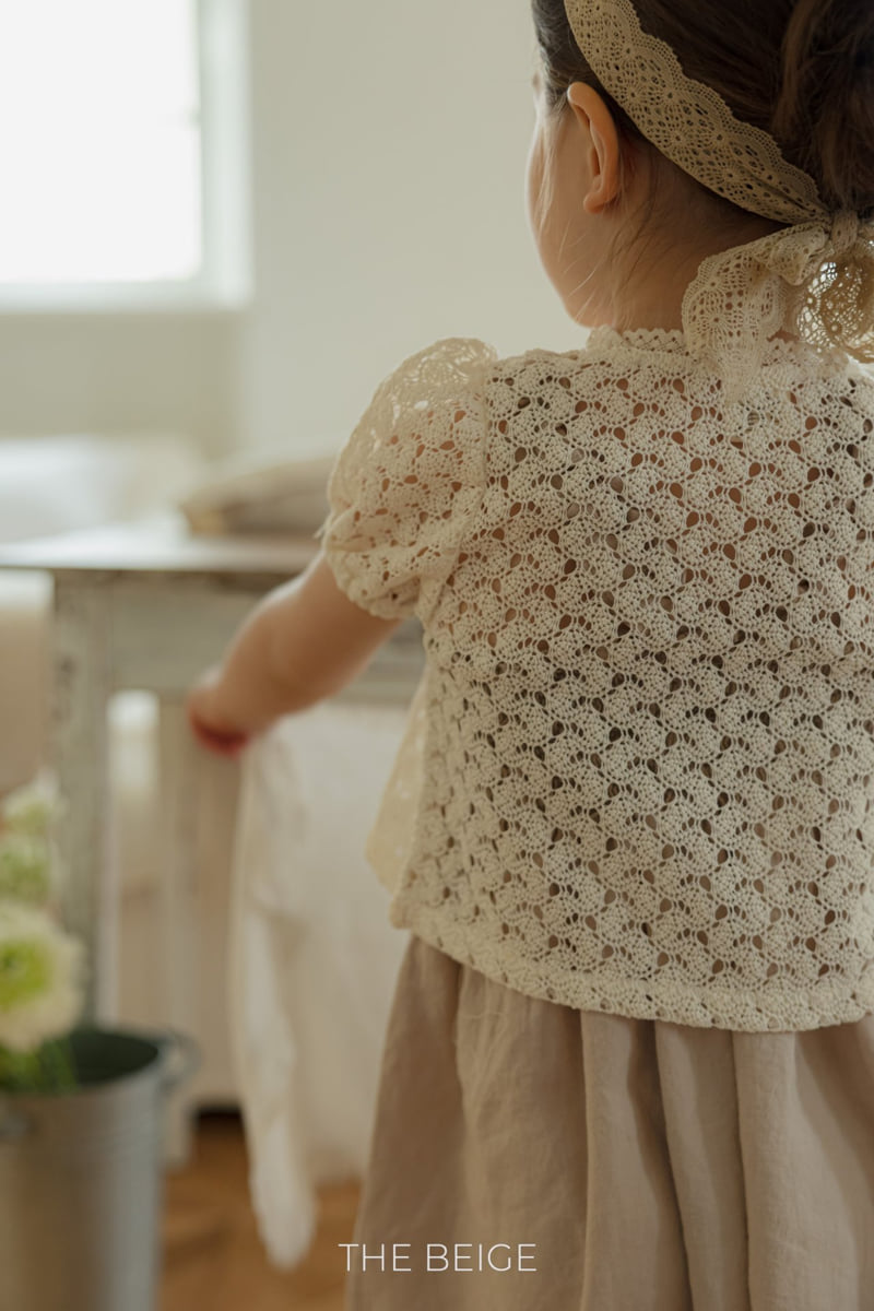 The Beige - Korean Baby Fashion - #babyboutique - Puff Short Sleeved Cardigan - 9