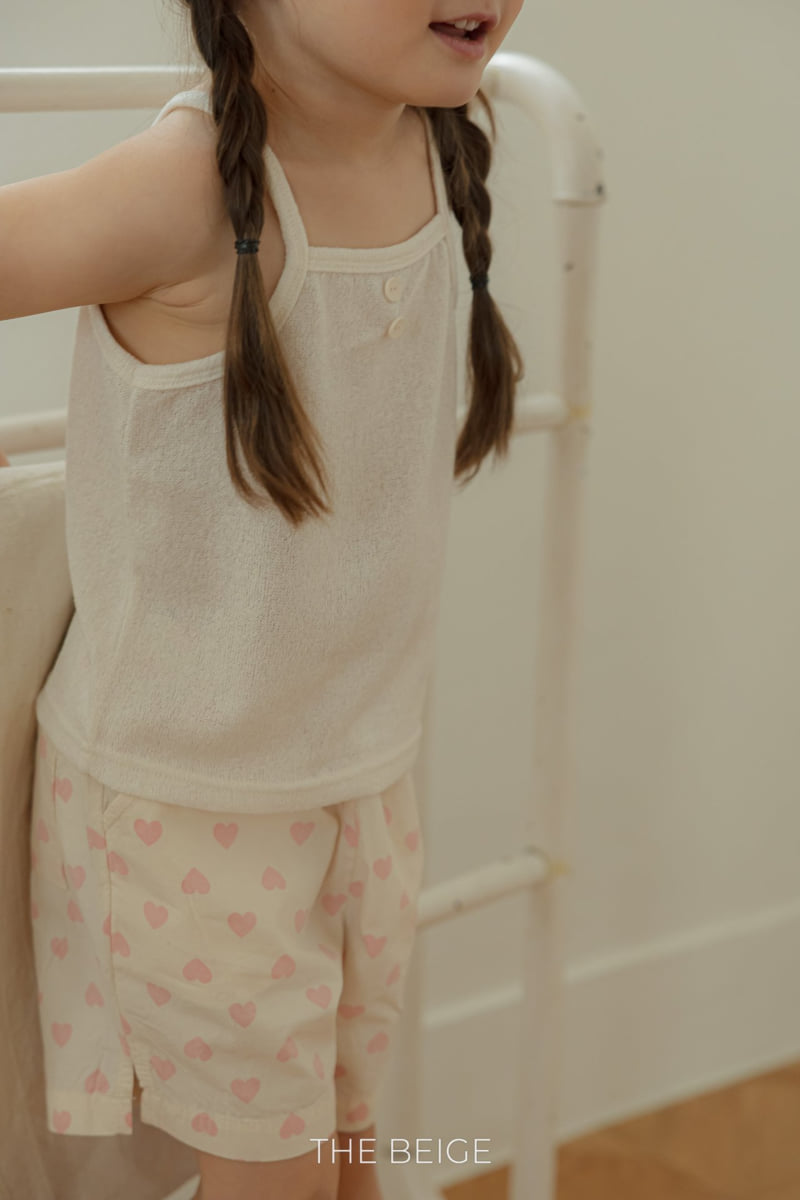 The Beige - Korean Baby Fashion - #babyboutique - Knit String Sleeveless - 7