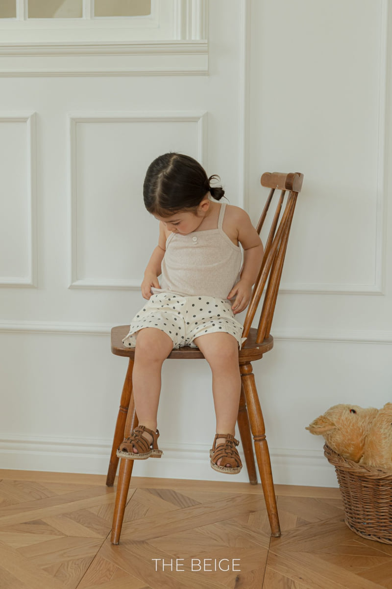 The Beige - Korean Baby Fashion - #babyboutique - Knit String Sleeveless - 8