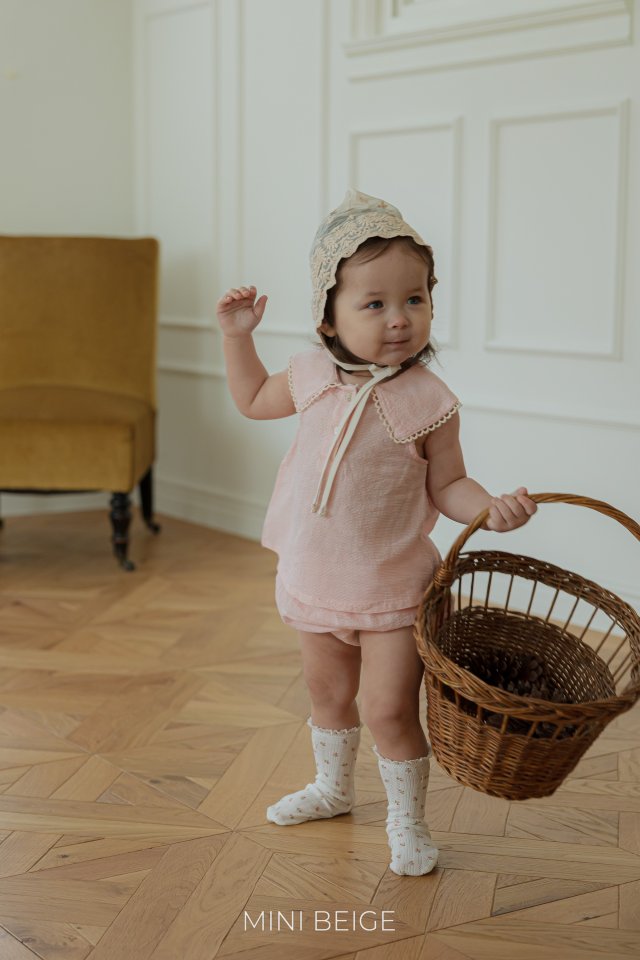 The Beige - Korean Baby Fashion - #babyboutique - Small Check Bloomers - 6
