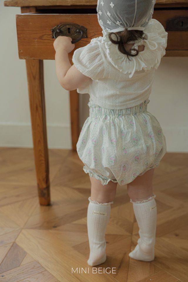 The Beige - Korean Baby Fashion - #babyboutique - 25 Shirred Bloomers - 4