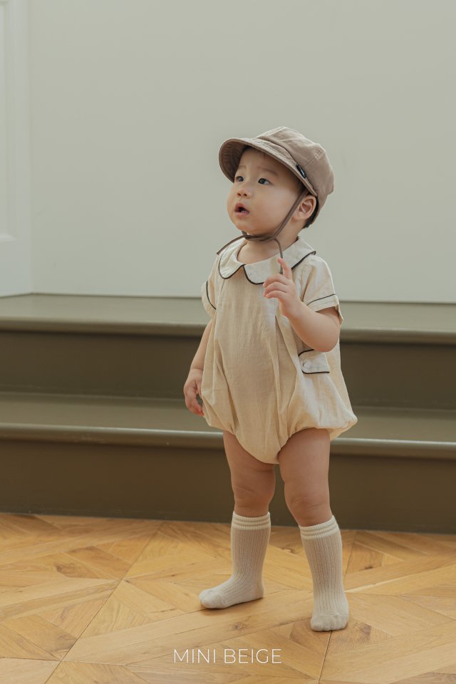 The Beige - Korean Baby Fashion - #babyboutique - Collar Suit - 5