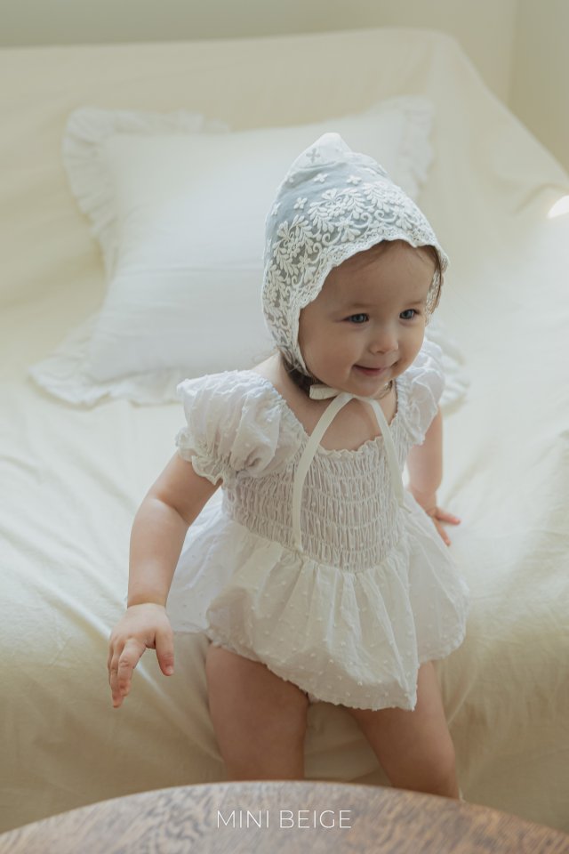 The Beige - Korean Baby Fashion - #smilingbaby - Shirred Skirt Suit - 4