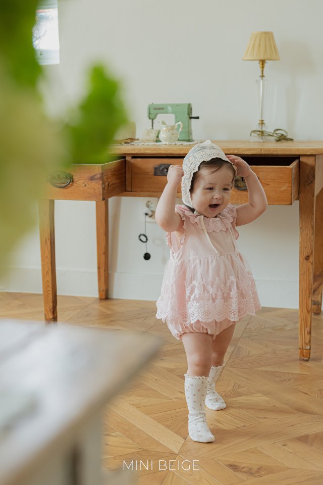The Beige - Korean Baby Fashion - #babyboutique - Lace Skirt Suit - 3