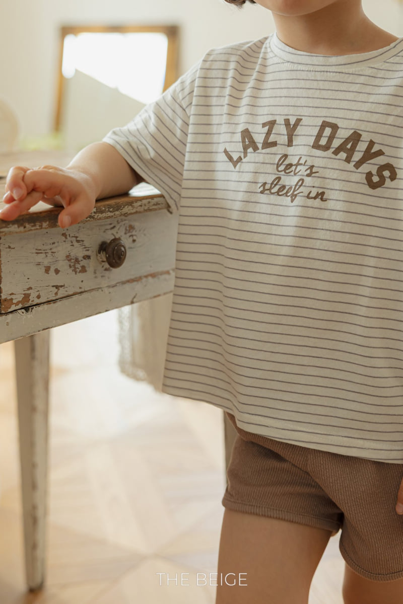 The Beige - Korean Baby Fashion - #babyboutiqueclothing - Stripe Short Sleeve Tee - 5