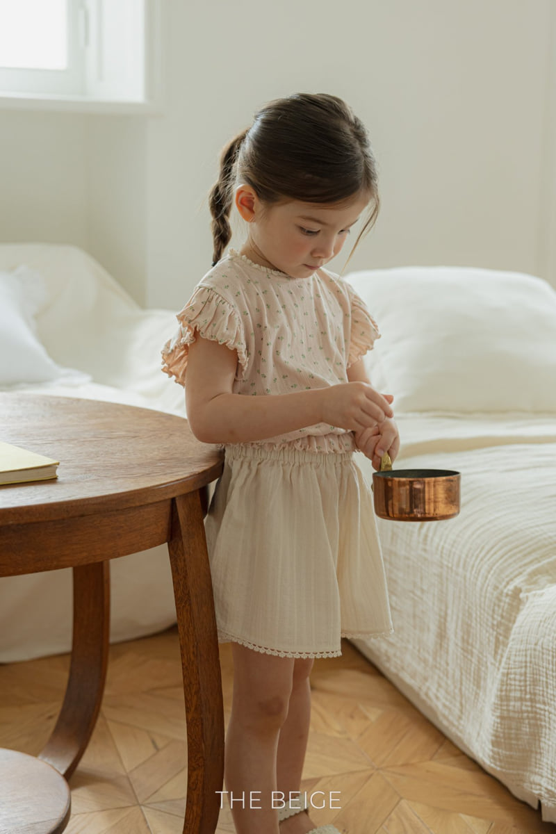 The Beige - Korean Baby Fashion - #babyboutiqueclothing - Lace Skirt Pants - 10