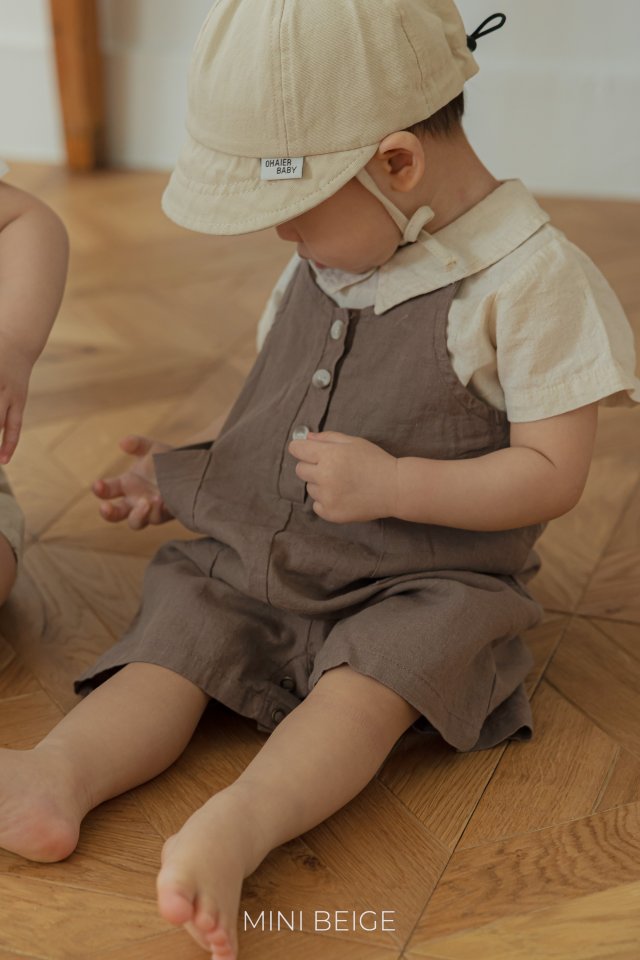 The Beige - Korean Baby Fashion - #babyboutiqueclothing - 25 Pocket Overalls Suit - 7