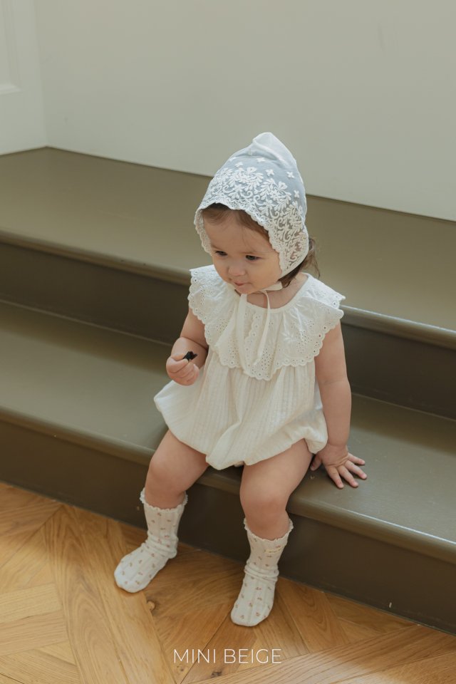 The Beige - Korean Baby Fashion - #babyboutiqueclothing - 25 Lace Sleeveless Suit - 3