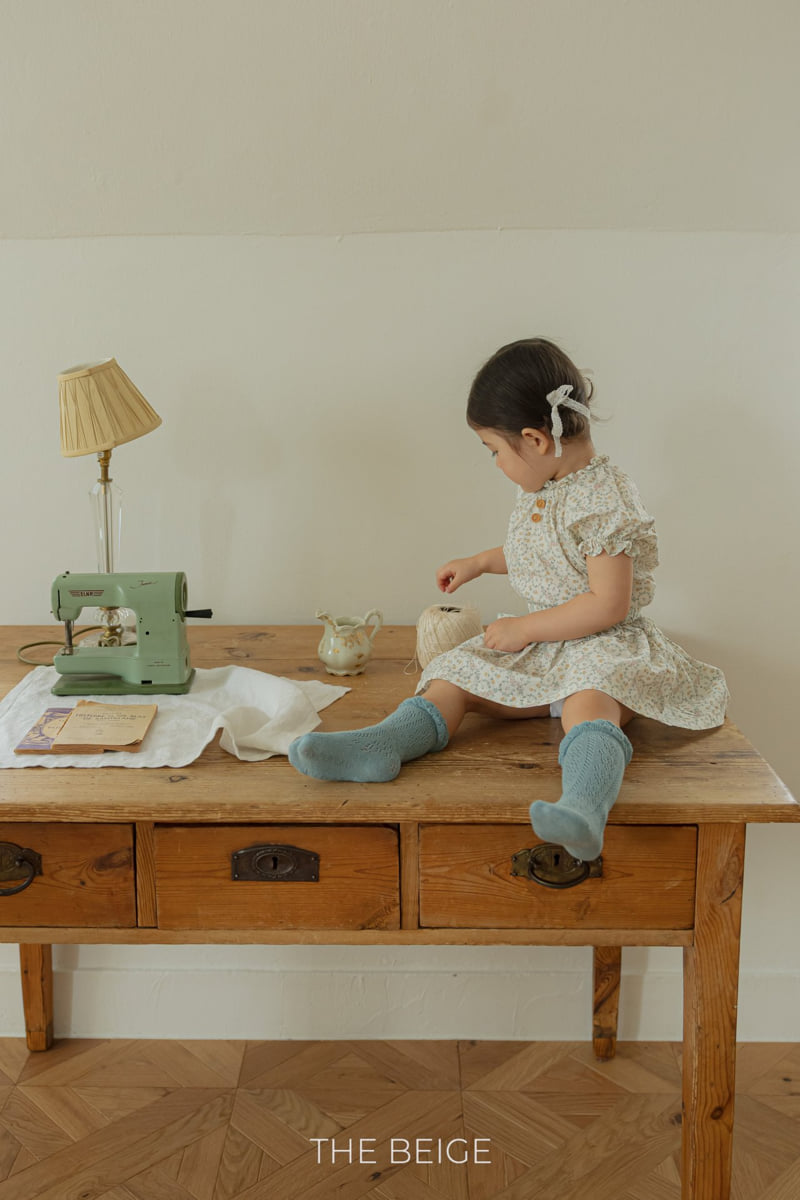 The Beige - Korean Baby Fashion - #babyclothing - Frill Flower Skirt - 9