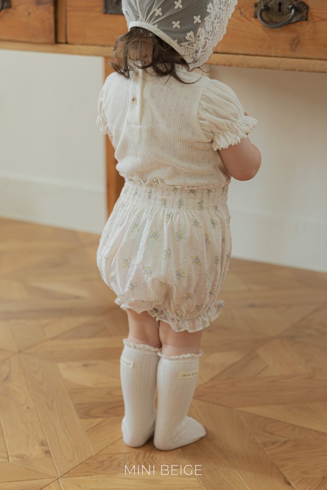 The Beige - Korean Baby Fashion - #babyclothing - 25 Shirred Bloomers - 6