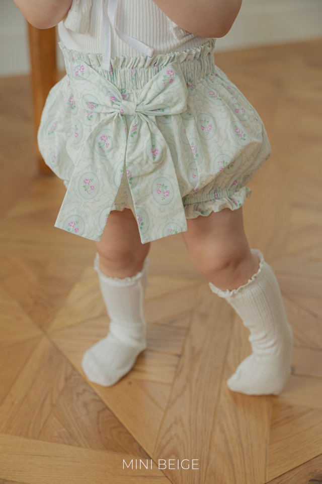 The Beige - Korean Baby Fashion - #babyboutiqueclothing - Ribbon Frill Bloomers - 4