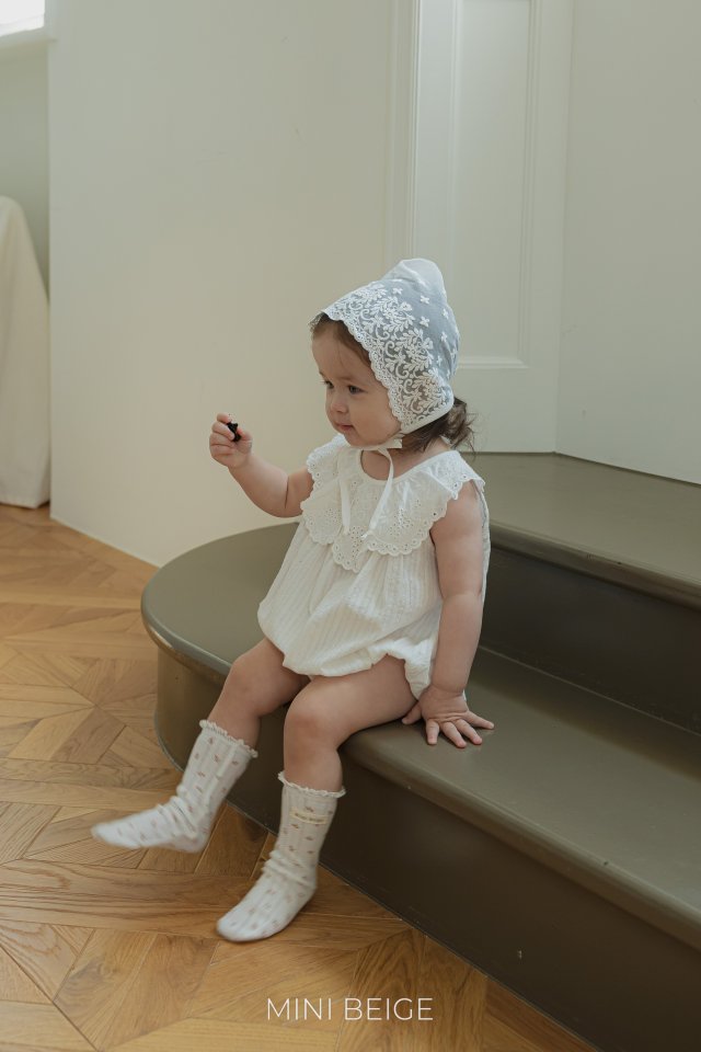 The Beige - Korean Baby Fashion - #babyboutiqueclothing - 25 Lace Sleeveless Suit - 4