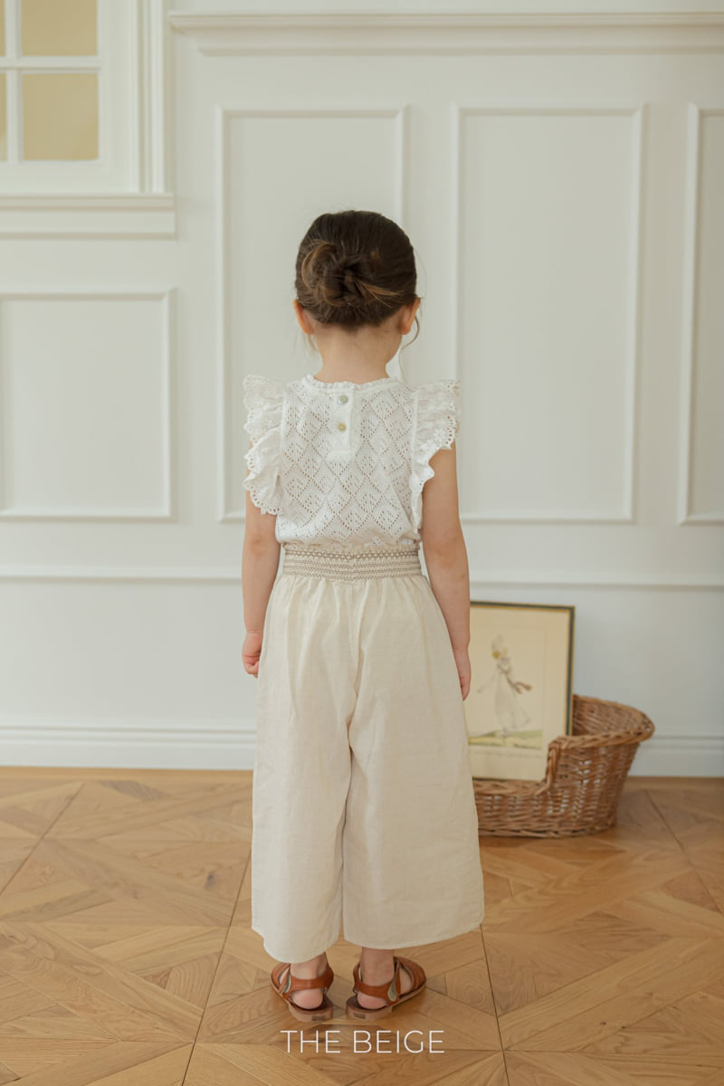 The Beige - Korean Baby Fashion - #babyfashion - Lace Wing Tee - 11