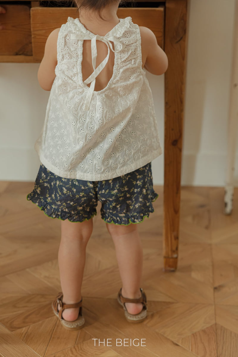 The Beige - Korean Baby Fashion - #babyfashion - Wave Frill Shorts - 9