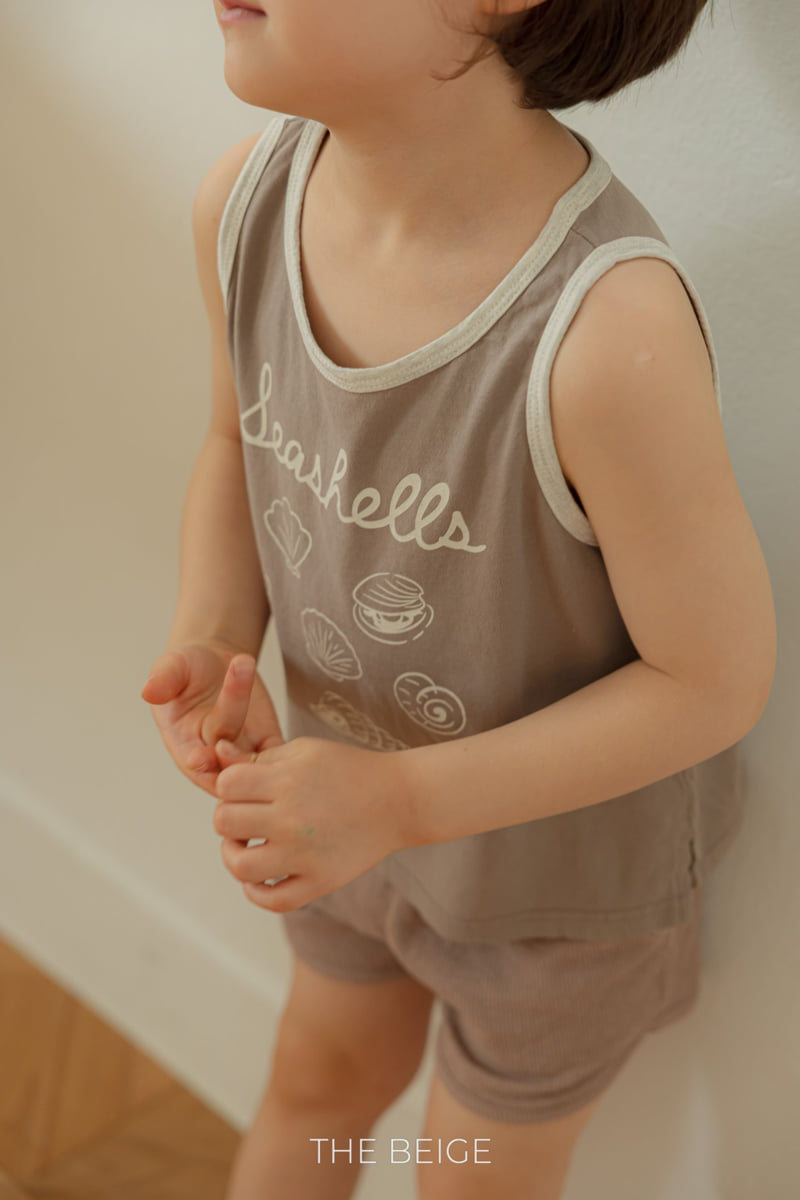 The Beige - Korean Baby Fashion - #babyfashion - Single Sleeveless - 5